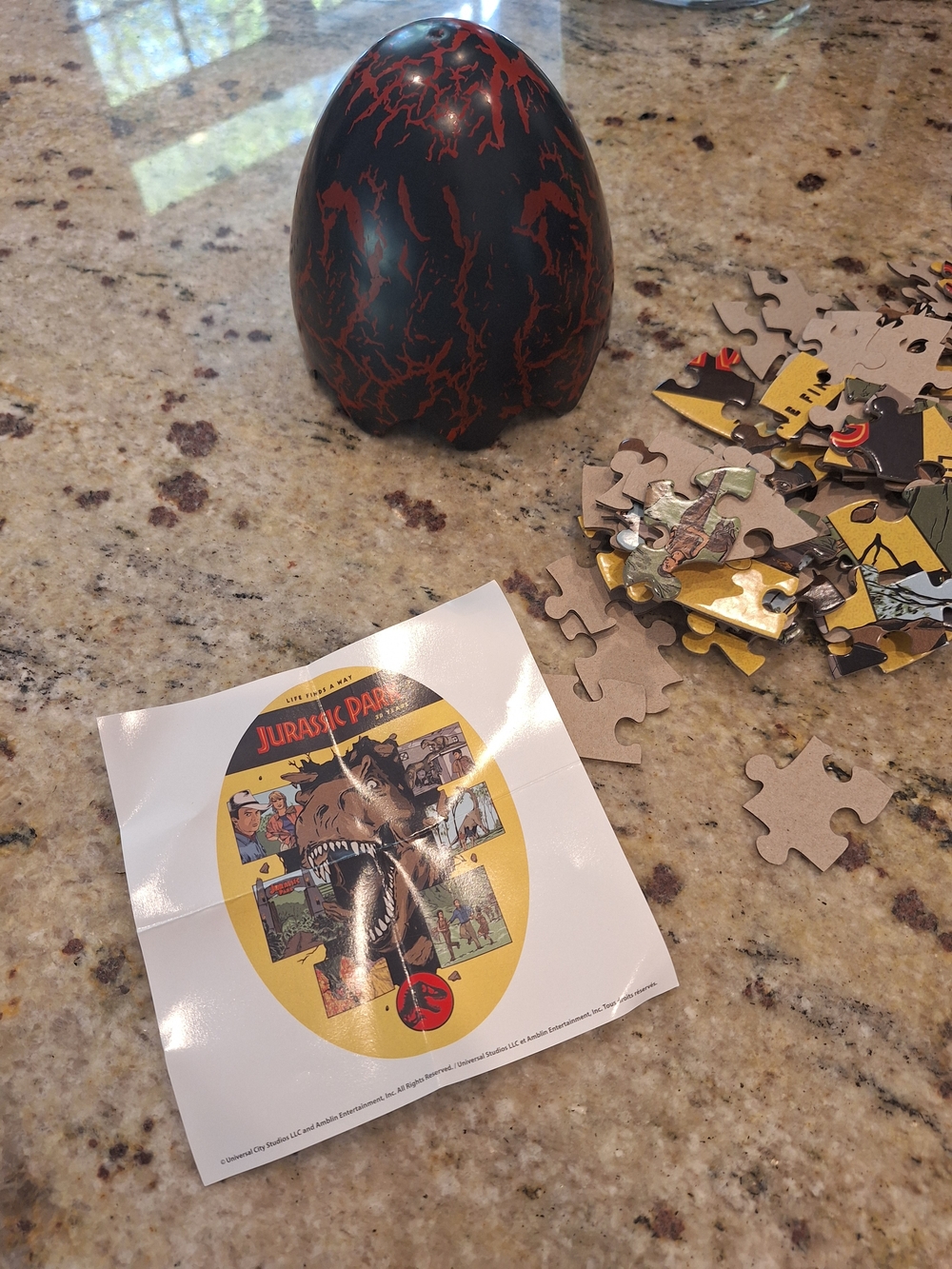 Jurassic Park Puzzle In Egg